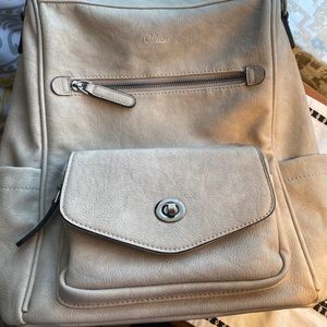 Cluci Purse Backpack Gray